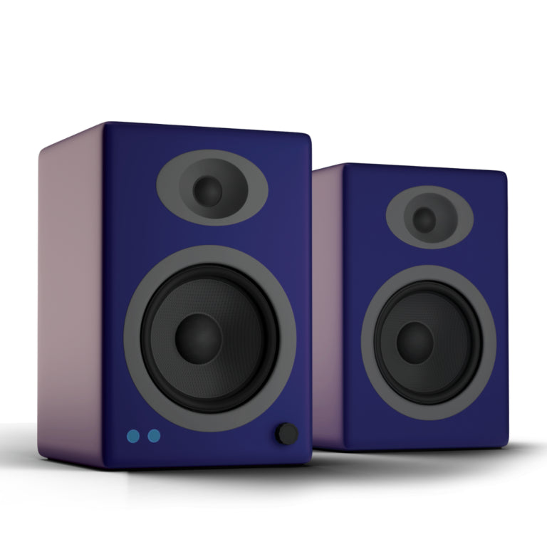 Audioengine A5+ 150W Wireless Powered Bookshelf Speakers, Bluetooth aptX HD 24 Bit DAC, Built-in Analog Amplifier & Remote Control (Black)