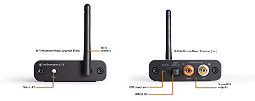 Audioengine B-Fi Multiroom Smart Home Wireless Wi-Fi Streaming Music Audio Adapter (Open Box)