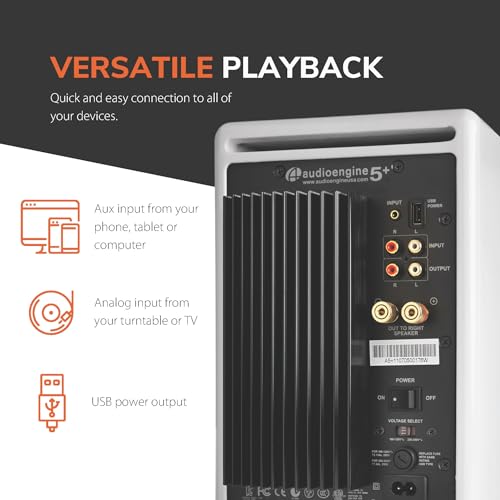 Audioengine 150W A5 Bookshelf Speakers - Audioengine