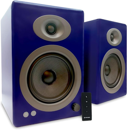 Audioengine A5+ Wireless Bluetooth Speakers, 150W, Bookshelf Design, Home Theater System
