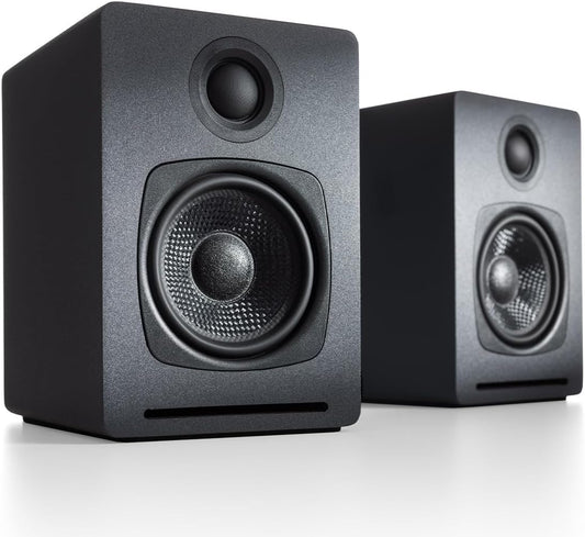 Audioengine A1 Wireless Computer Speakers - 60 W Bluetooth Desktop PC Computer Speakers - Gaming, Music and More