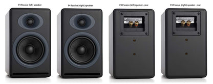 Audioengine P4 Premium Passive Bookshelf Speaker -Black